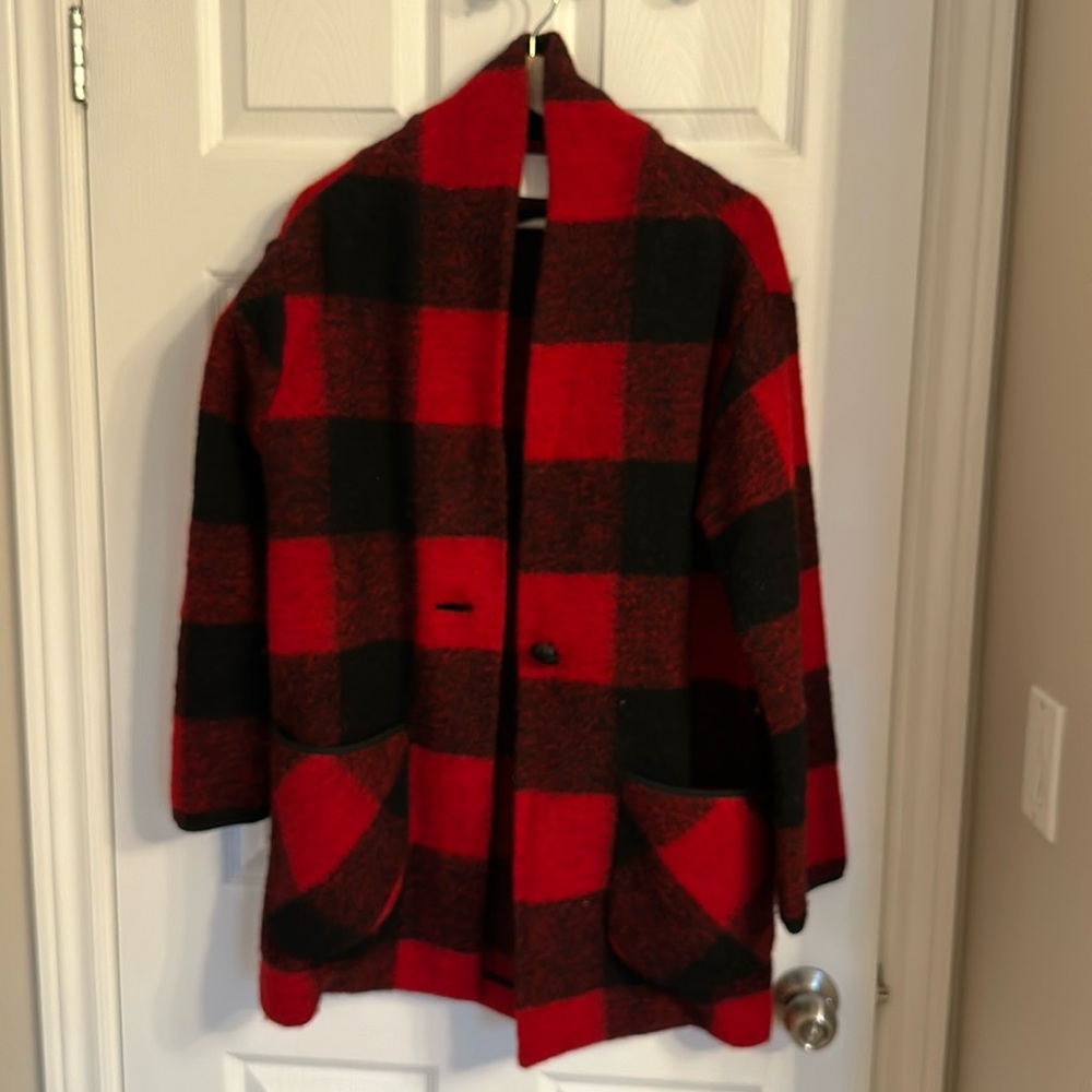 Wilfred Free Buffalo Plaid Jacket